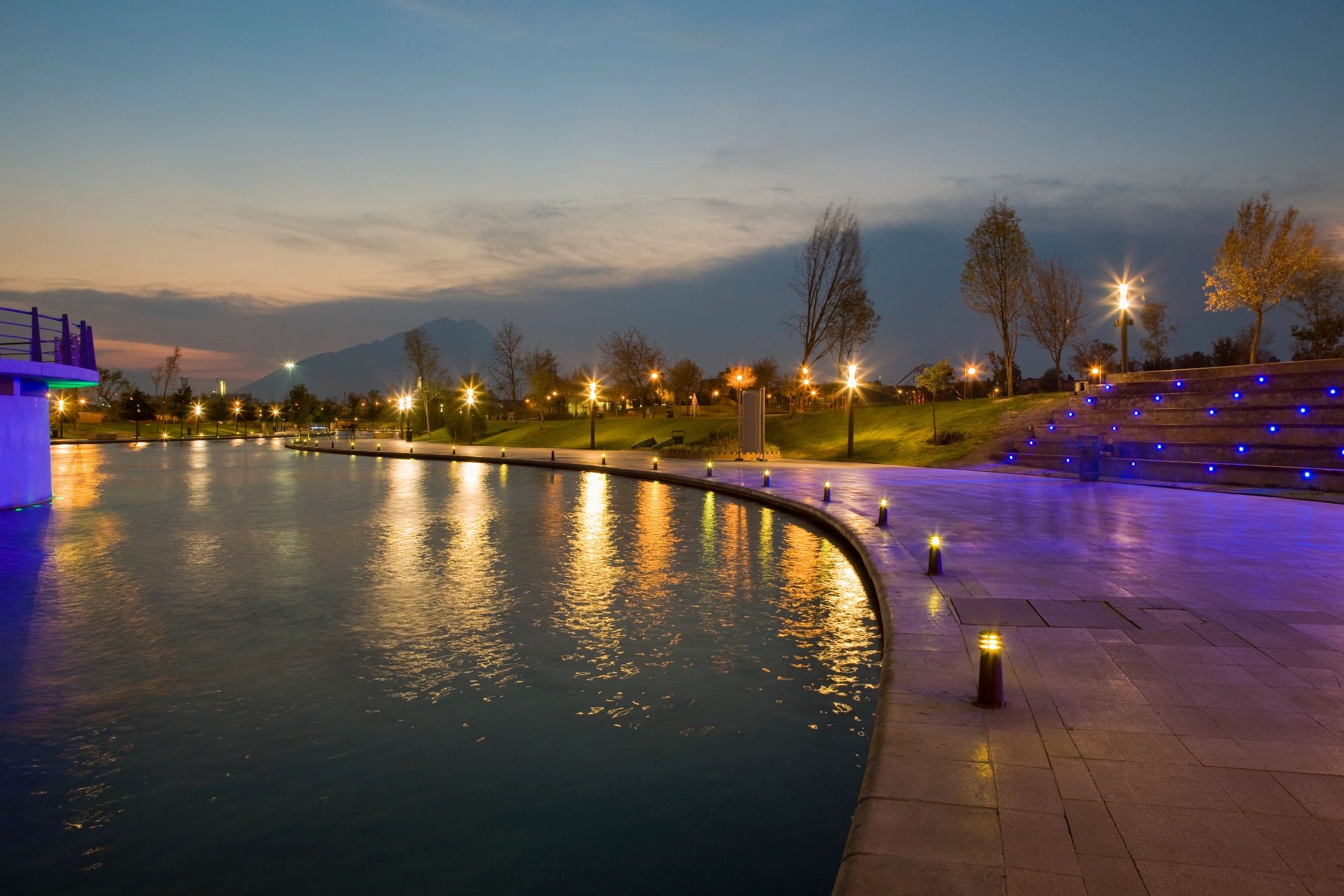 Parque urbano en Monterrey