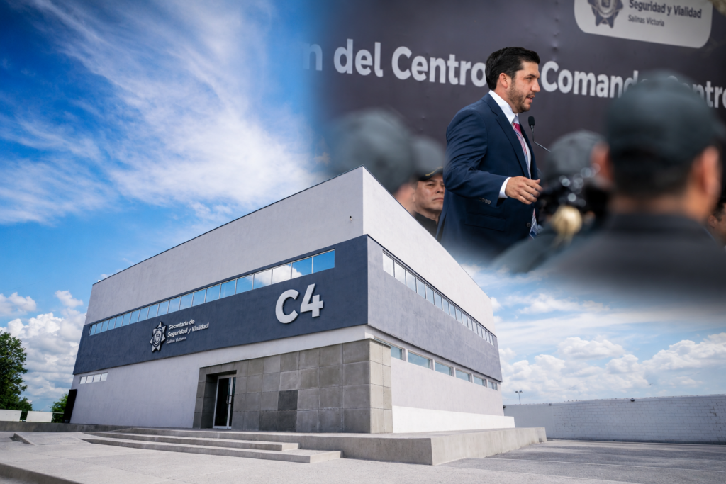 Alcalde Raúl Cantú inaugura C4 en Salinas Victoria; fortalecerá seguridad para familias e industria